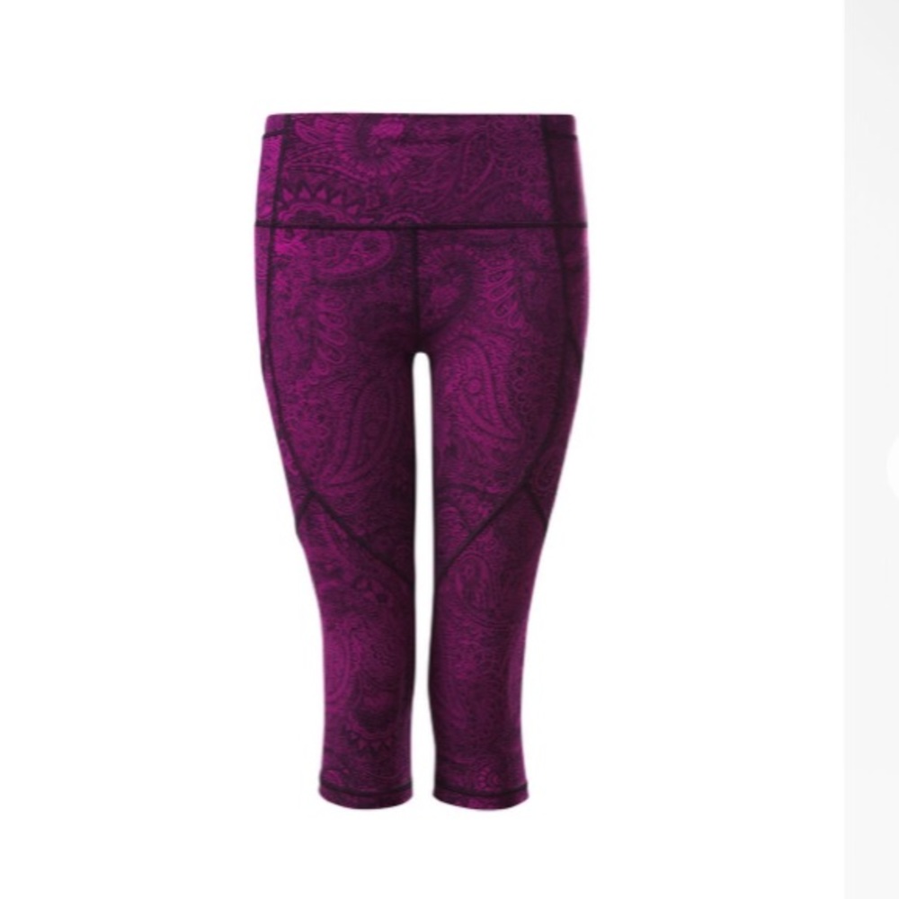Lululemon Outrun 17” Crop Leggings Paisley